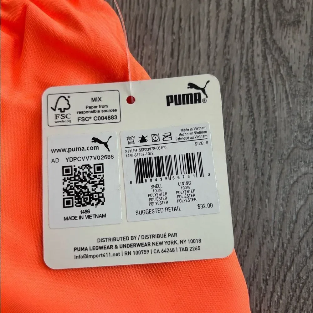 Puma Kids Orange swim shorts